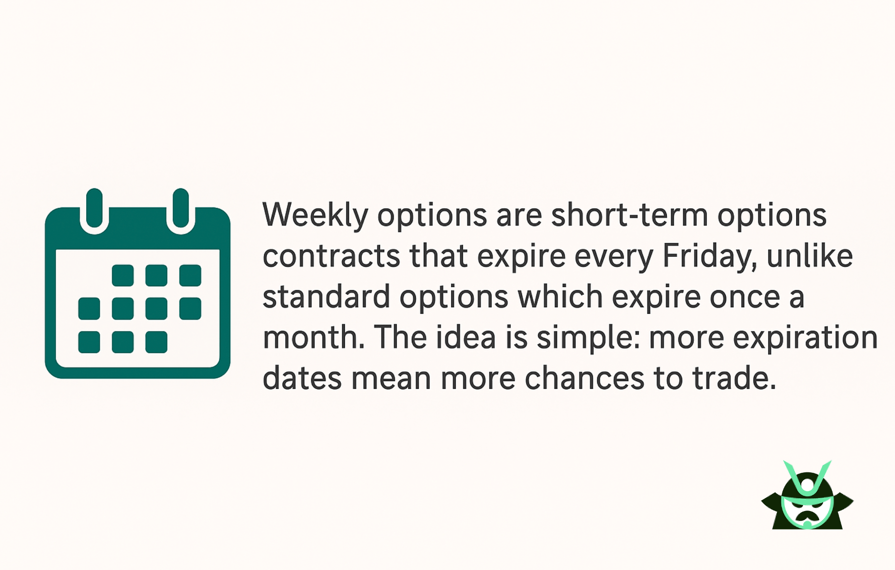 weekly options trading